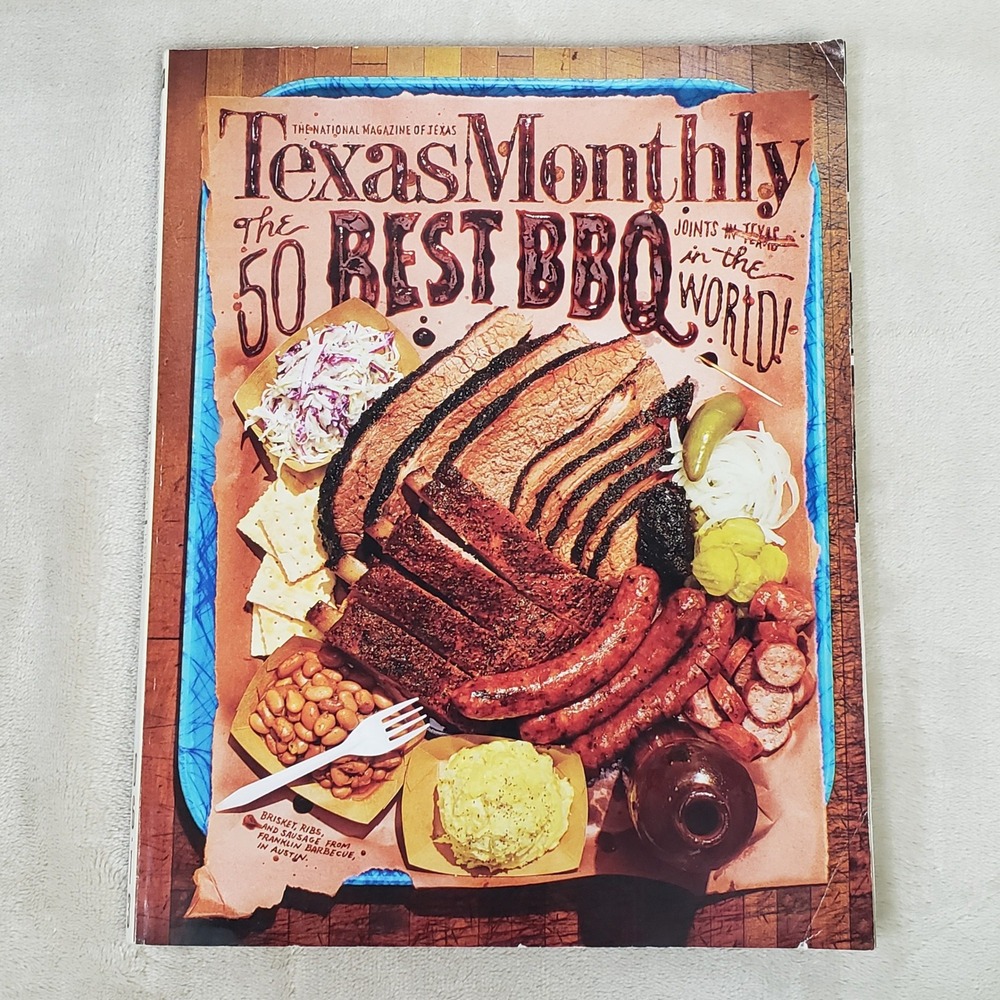 Texas Monthly Magazine June 2013 BBQ Issue 50 Best BBQ Joints World Franklin BBQ